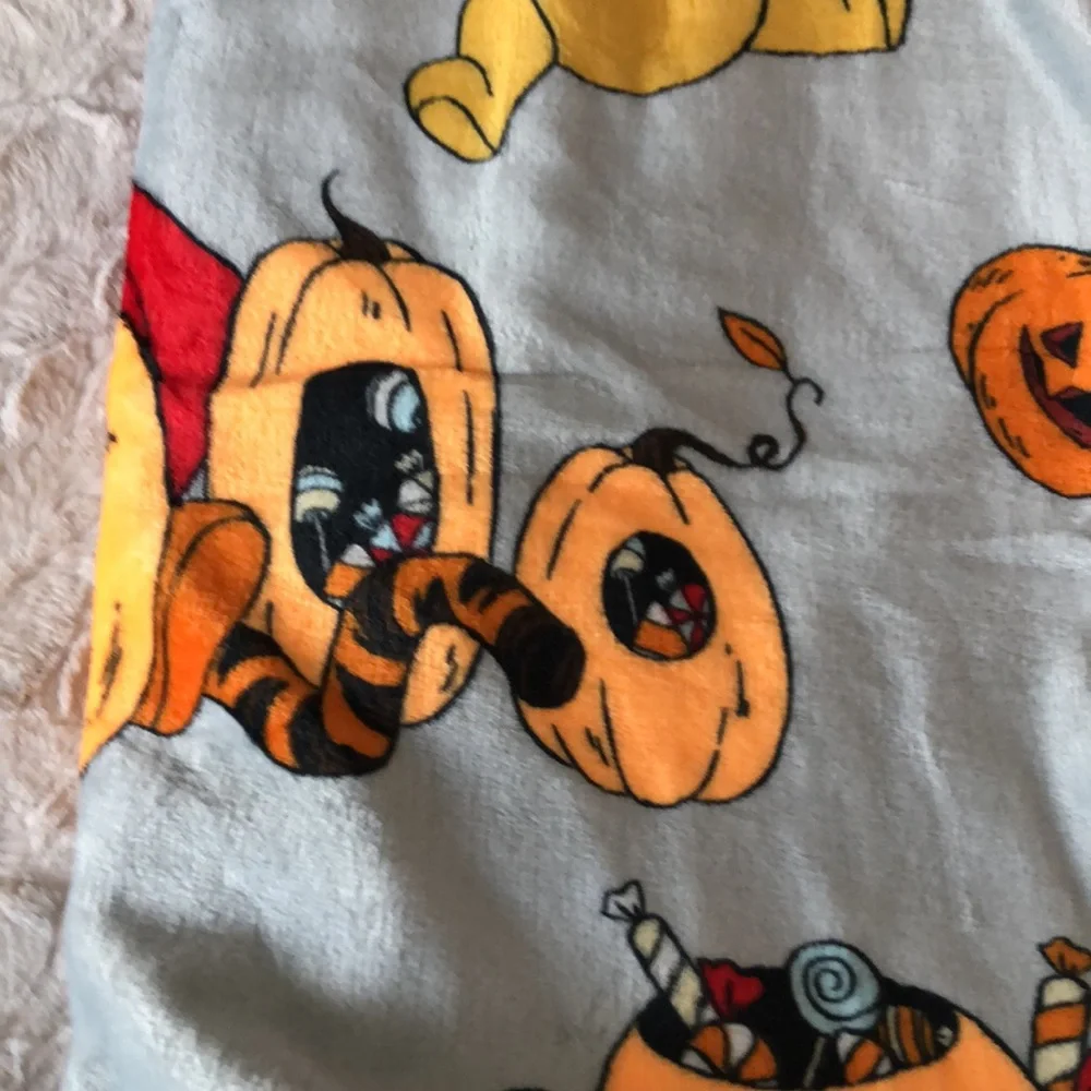 Disney Halloween WINNIE The POOH Plush Throw